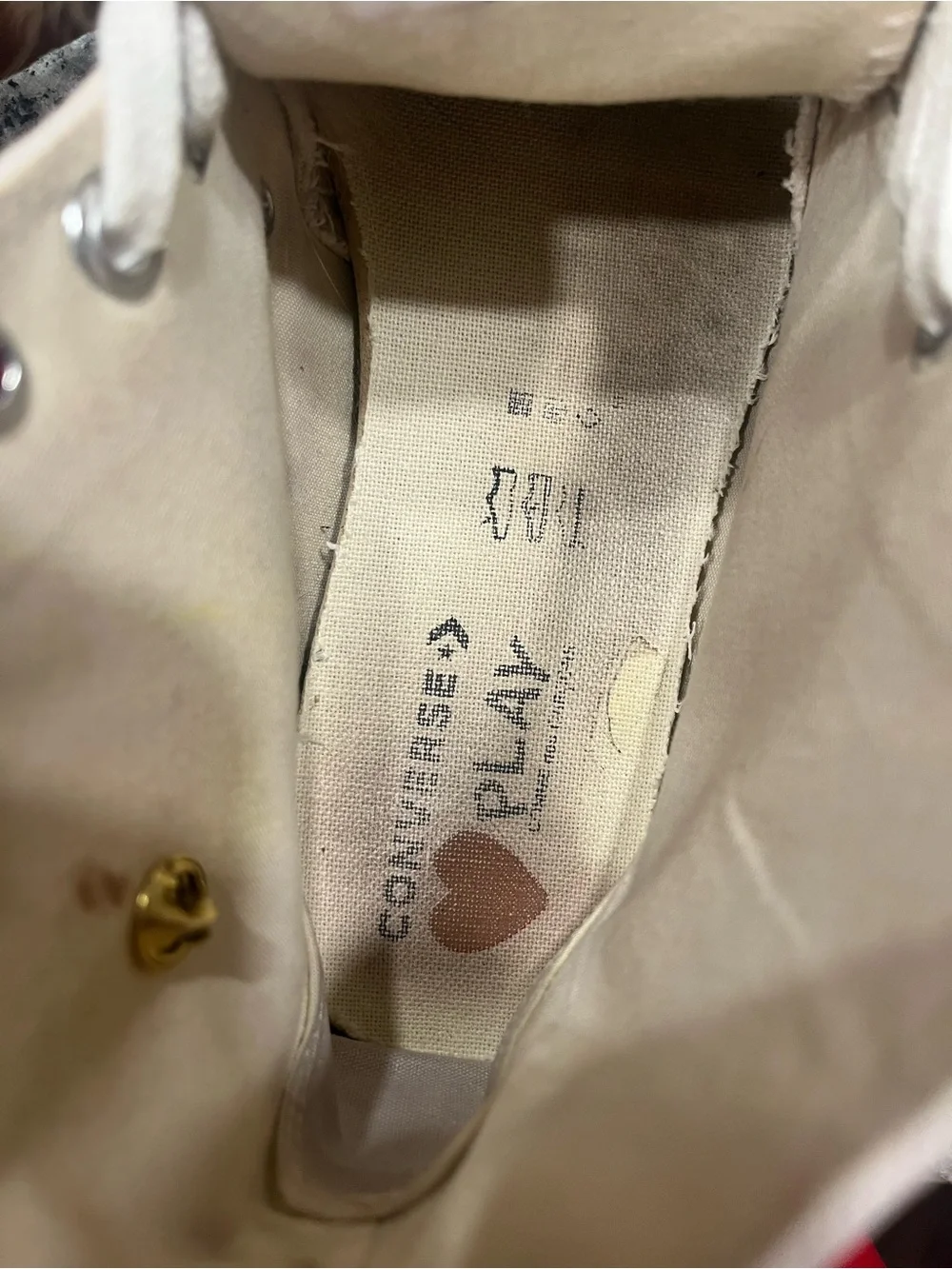 Custom “CDG” Converses